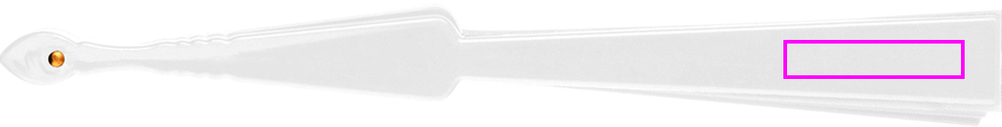 Plastic fan SALOMEA