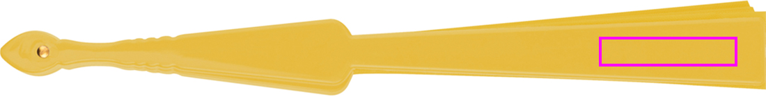 Plastic fan SALOMEA