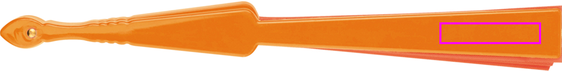 Plastic fan SALOMEA