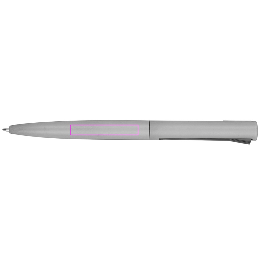 Semi-gel pen made of recycled aluminum WIEBKE