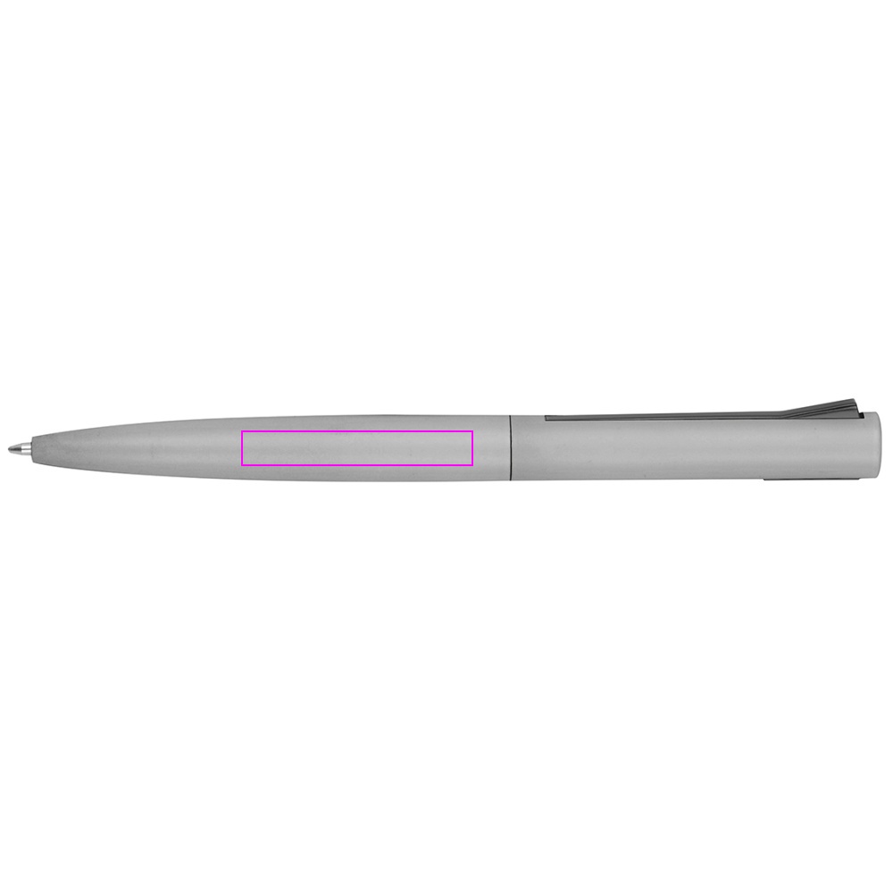 Semi-gel pen made of recycled aluminum WIEBKE