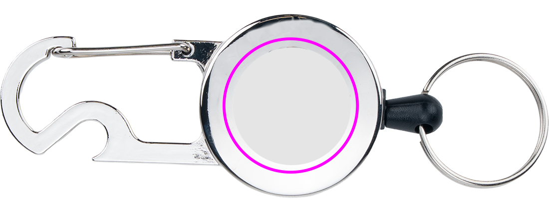 Keychain with bottle opener PEGGY