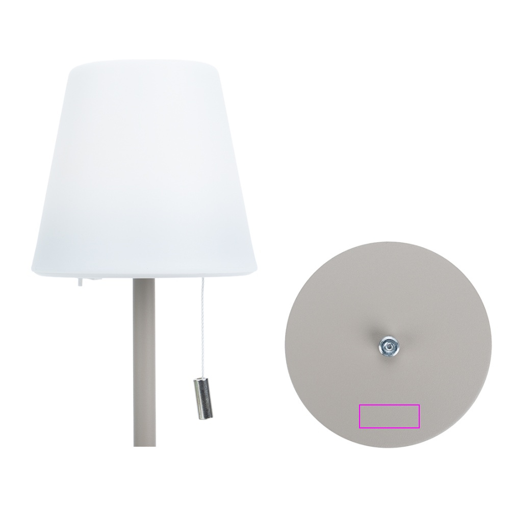Tall color-changing lamp BRIDGET