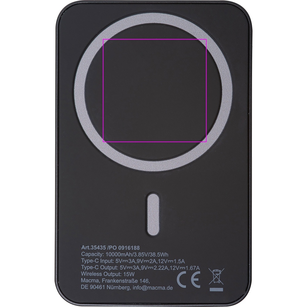 Magnetic power bank 10 000 mAh DONNA 10000 mAh