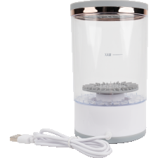 Makeup brush cleaner device