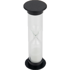 Toothbrushing hourglass timer