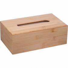 Bamboo box with cosmetic tissues ALISON
