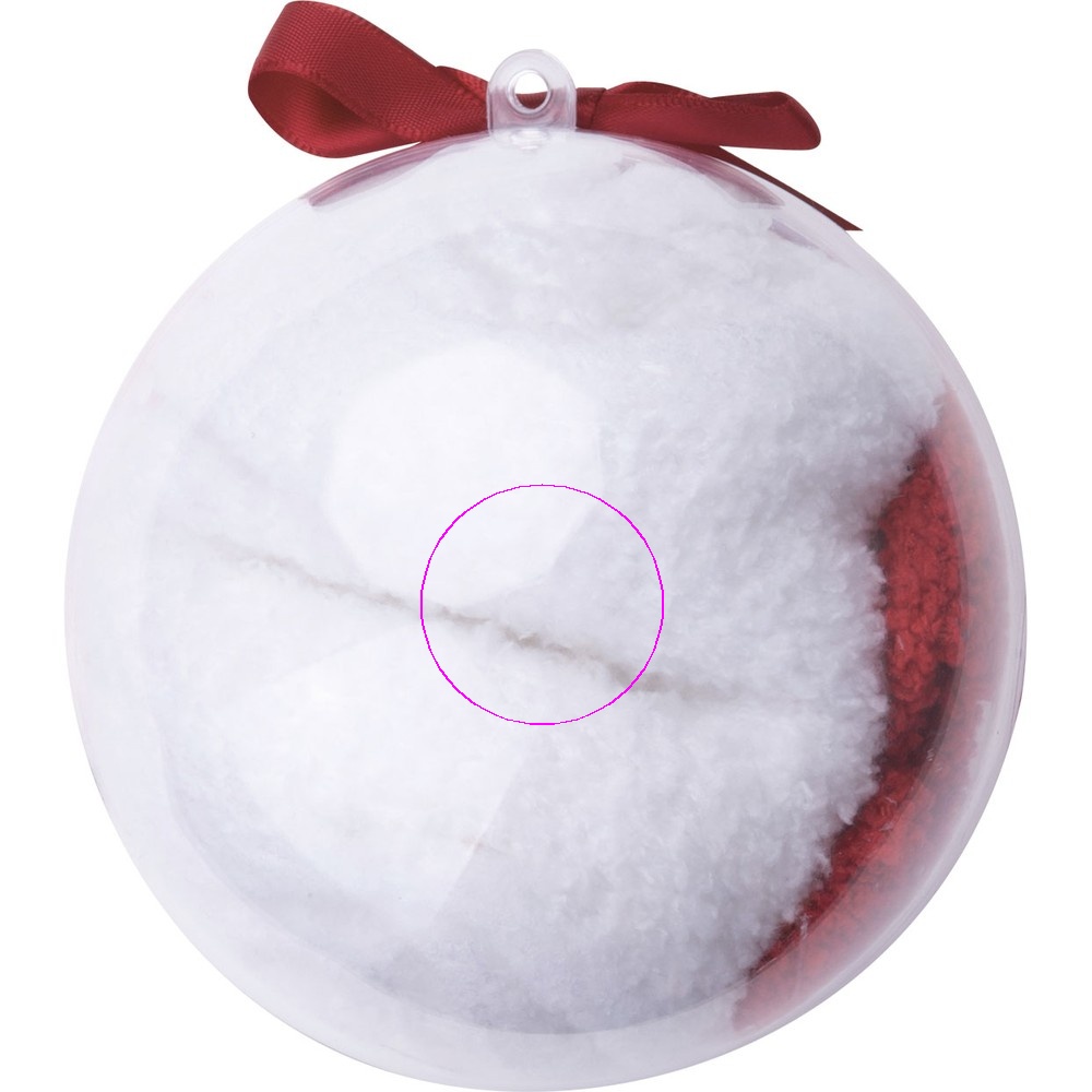 Christmas socks in a bauble OLAF