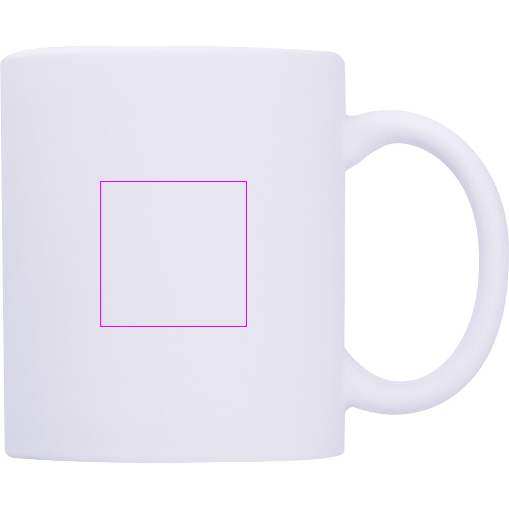 Matte ceramic sublimation mug ARIEL 330 ml
