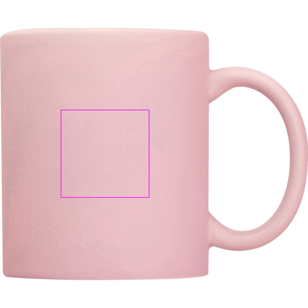 Matte ceramic sublimation mug ARIEL 330 ml