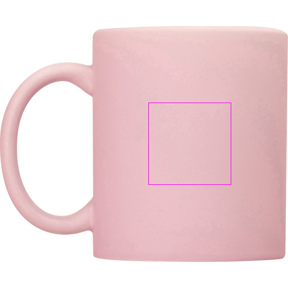 Matte ceramic sublimation mug ARIEL 330 ml