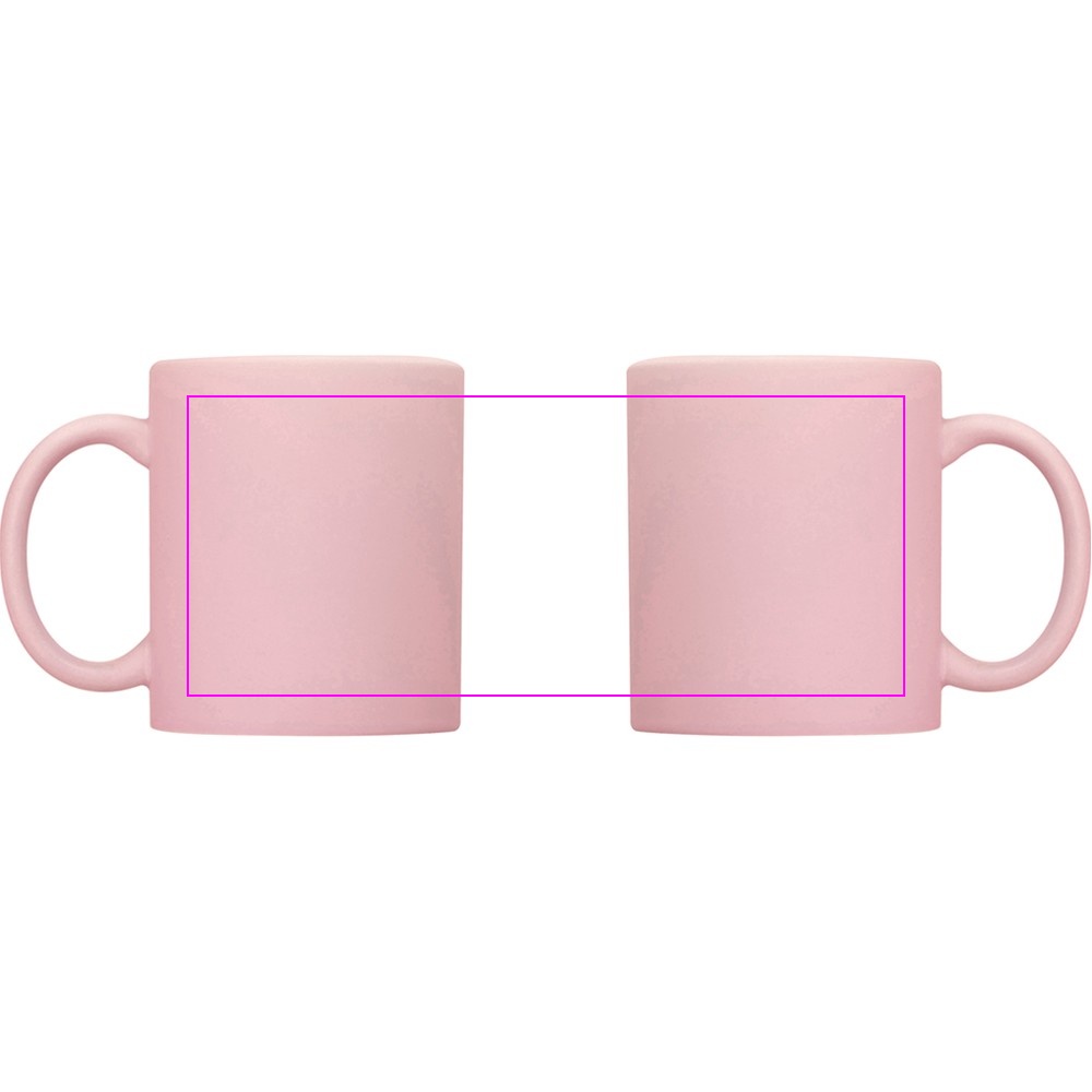 Matte ceramic sublimation mug ARIEL 330 ml
