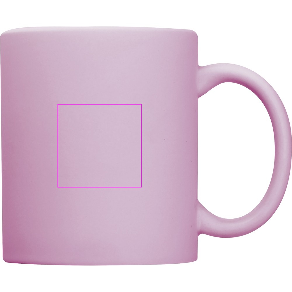 Matte ceramic sublimation mug ARIEL 330 ml