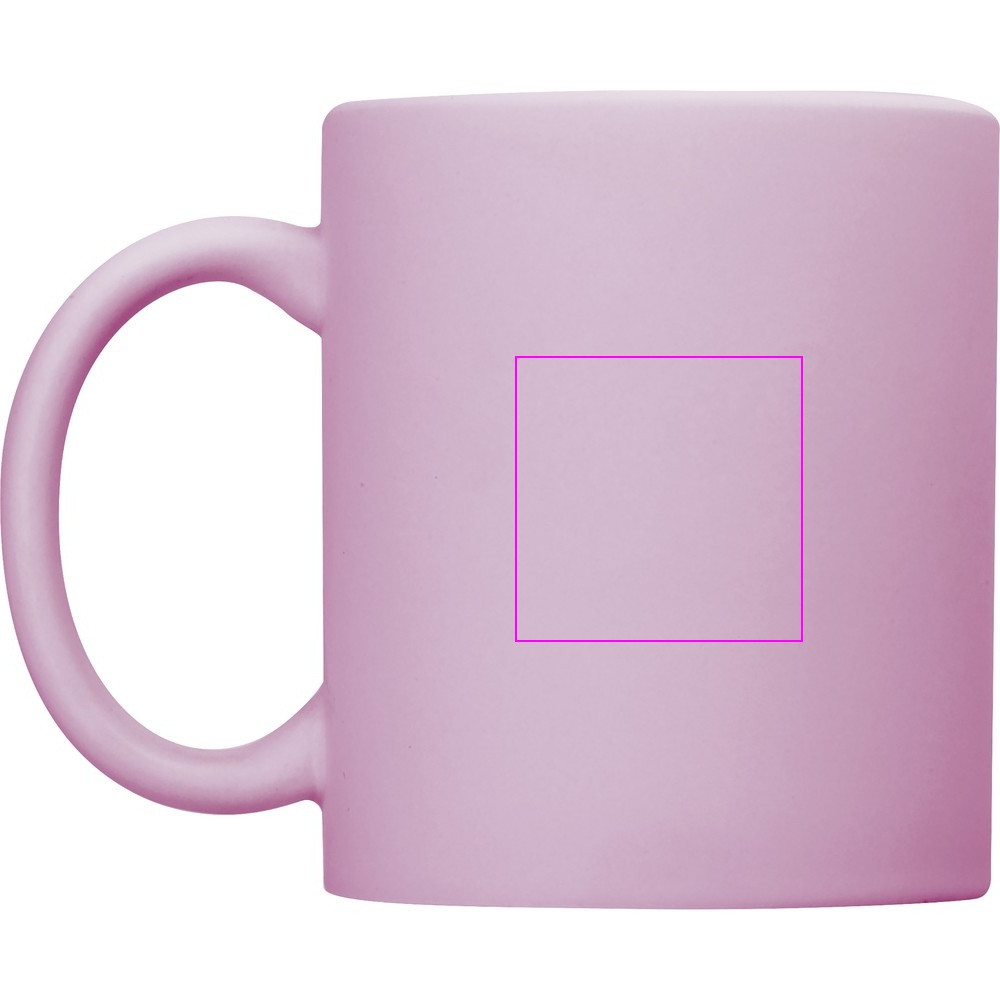 Matte ceramic sublimation mug ARIEL 330 ml