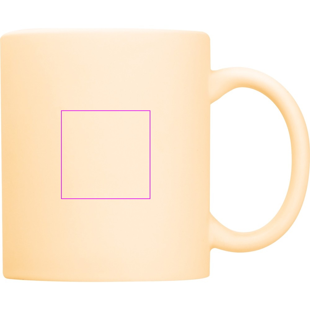 Matte ceramic sublimation mug ARIEL 330 ml