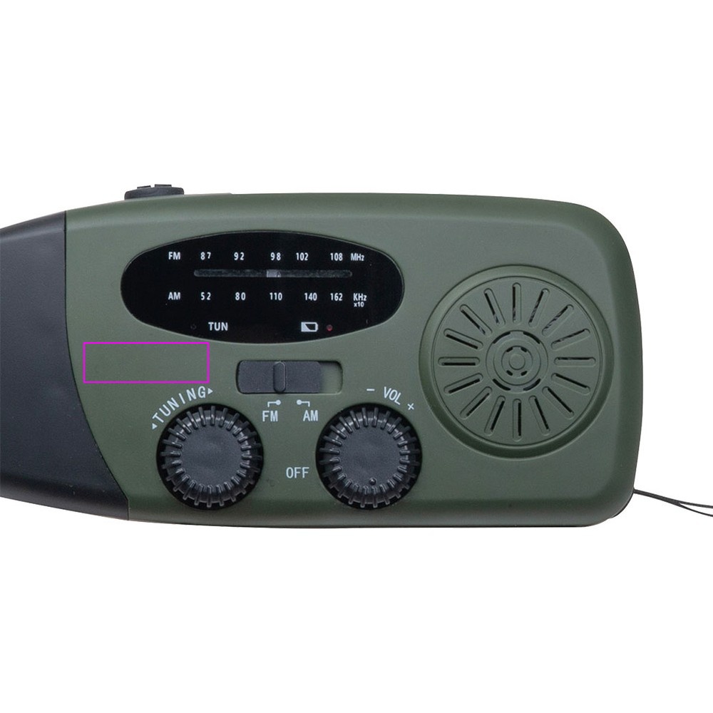 Hand-crank emergency radio BENEDETTA