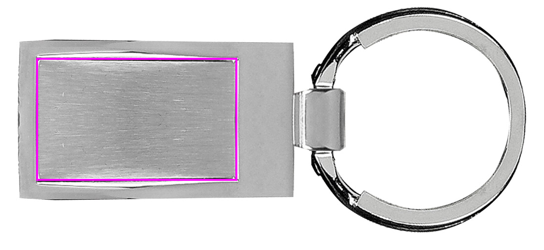 Metal keyring NAOMI