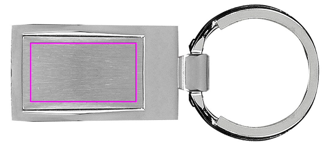 Metal keyring NAOMI
