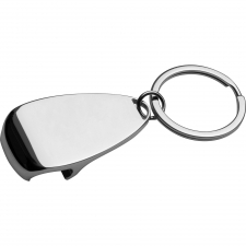Metal bottle opener keyring GINO