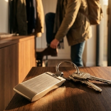 Metal keyring TIMOTHY
