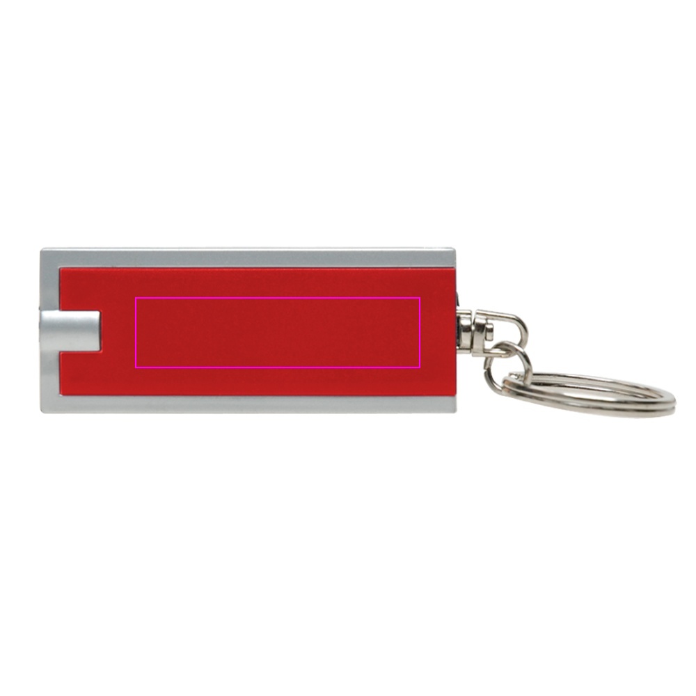 Plastic keyring AGUSTIN