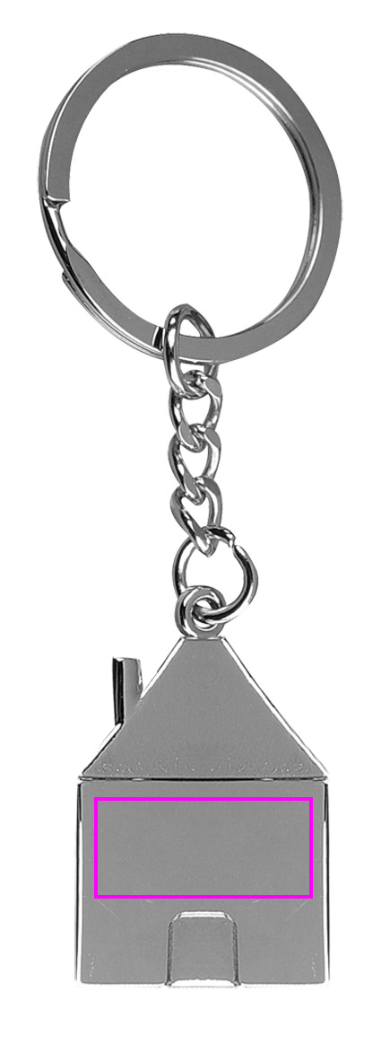 Metal house keyring GILBERT