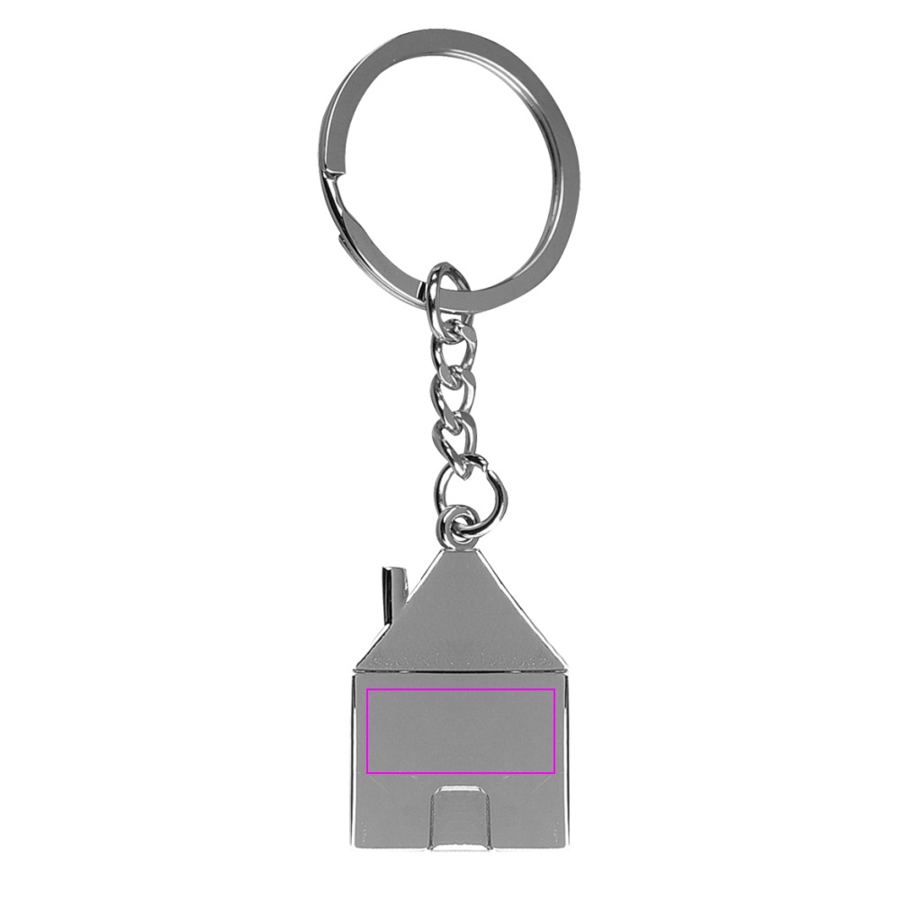Metal house keyring GILBERT