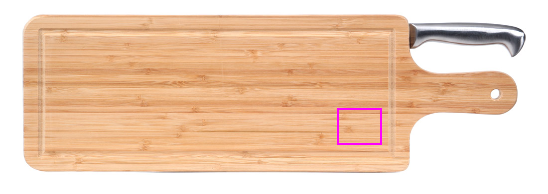 Bamboo cutting board with knife ELFRIEDE
