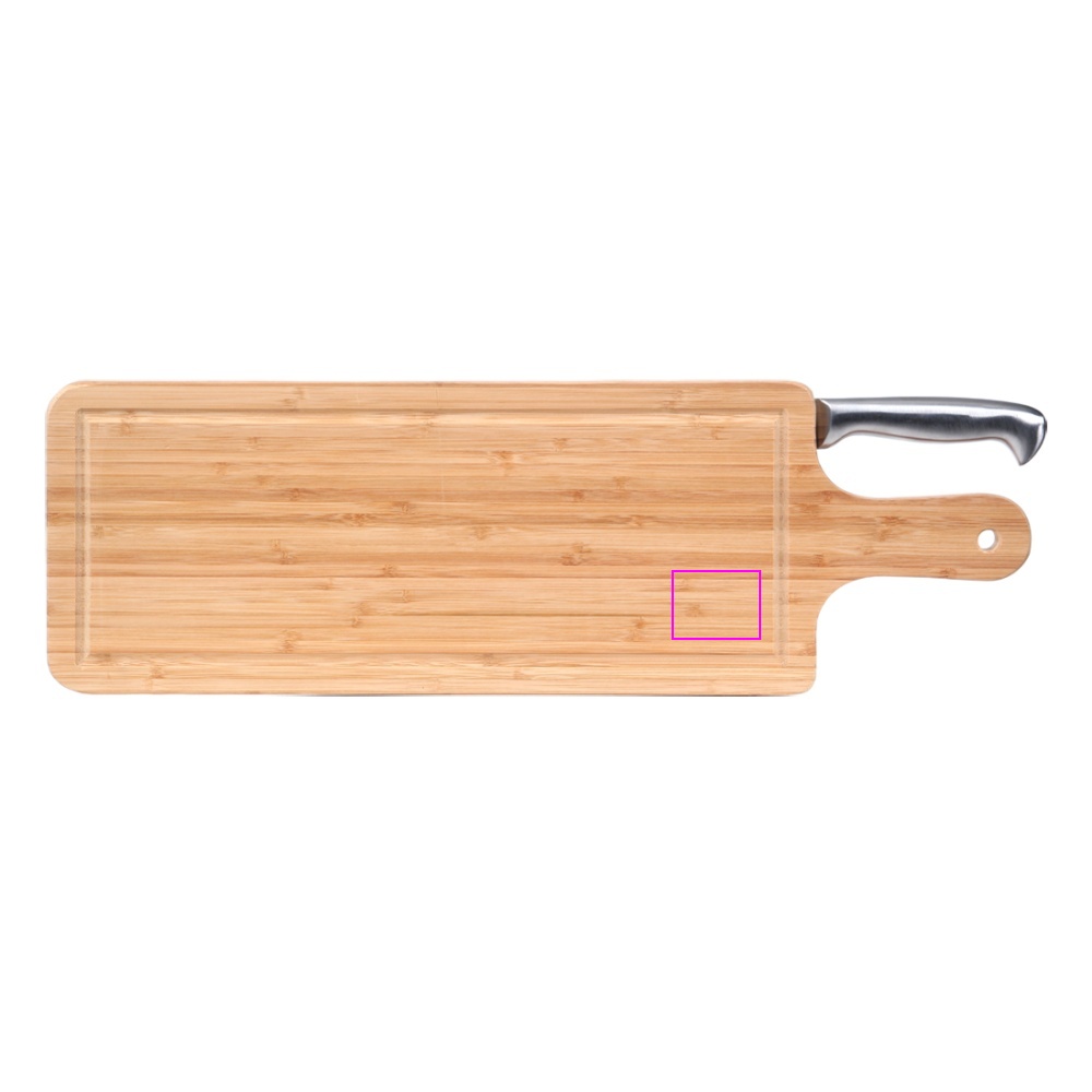Bamboo cutting board with knife ELFRIEDE