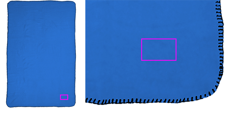 Polar fleece blanket 170 g/m² GIANFRANCO