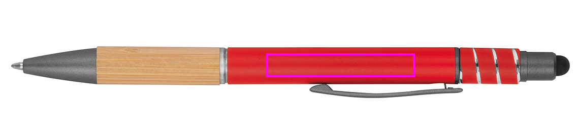 Aluminium anti-stress touch pen MANUELA