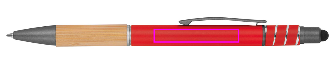 Aluminium anti-stress touch pen MANUELA