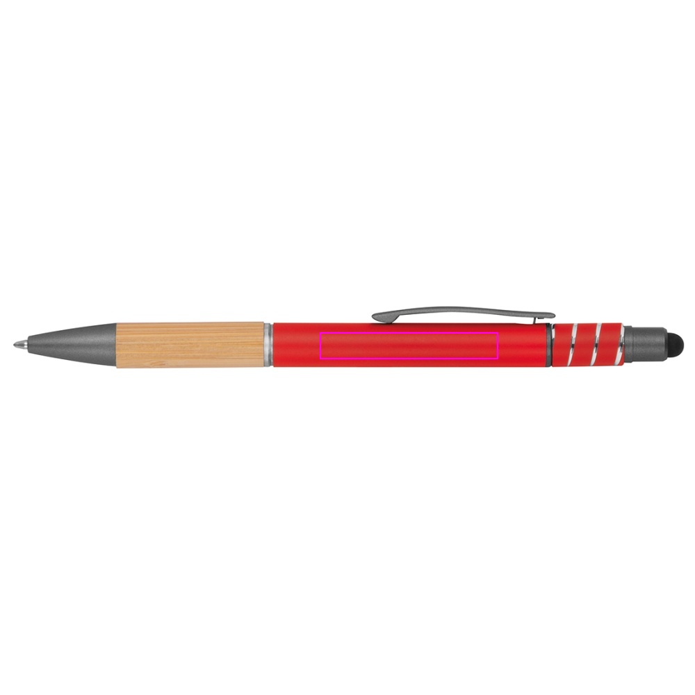 Aluminium anti-stress touch pen MANUELA