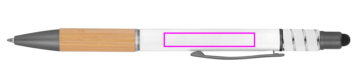 Aluminium anti-stress touch pen MANUELA