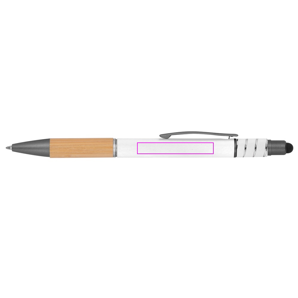 Aluminium anti-stress touch pen MANUELA
