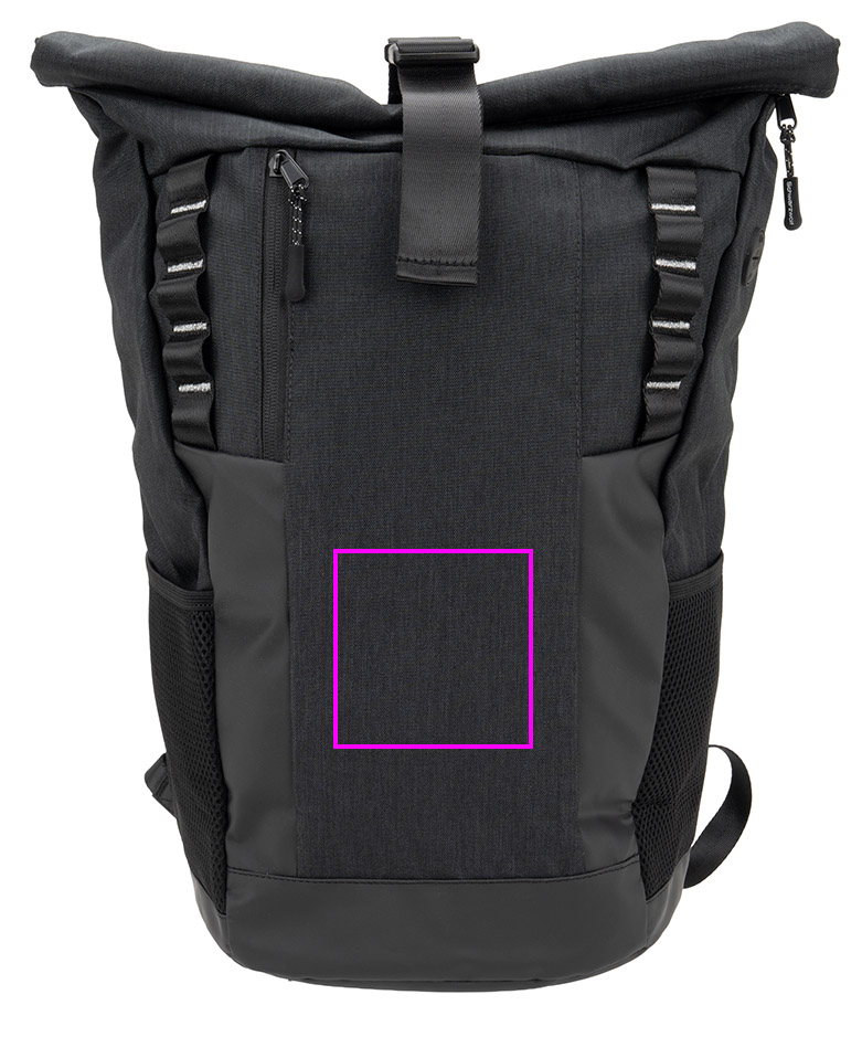 Rolltop backpack ELBERT Schwarzwolf