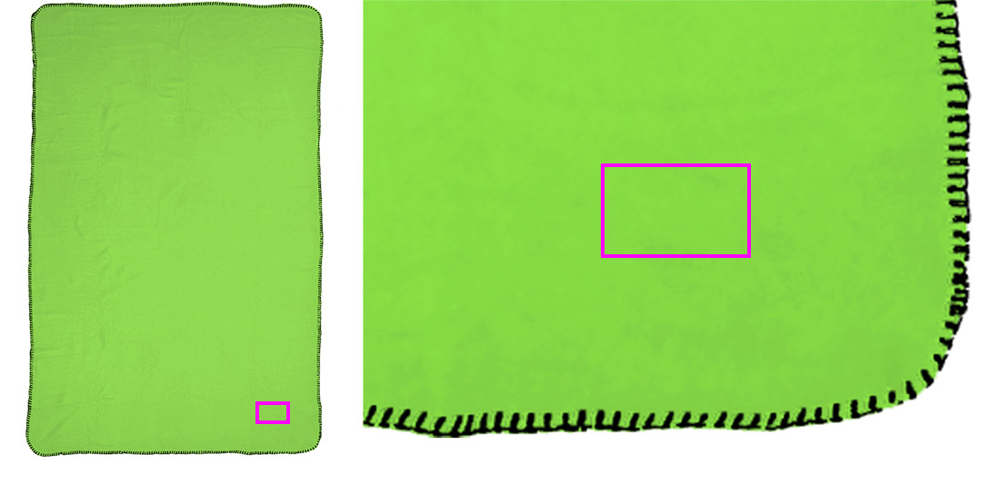Polar fleece blanket 170 g/m² GIANFRANCO