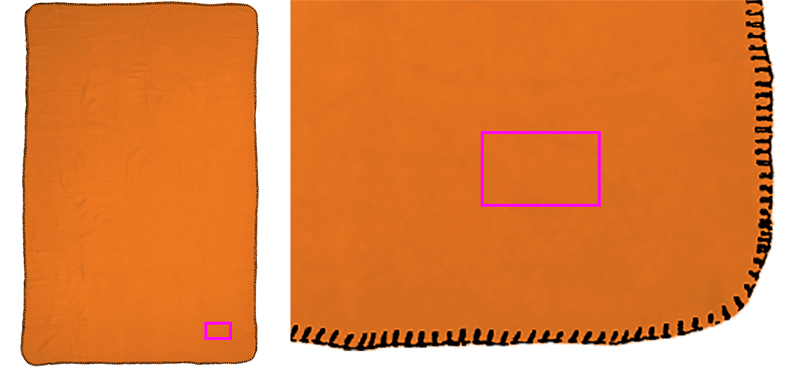 Polar fleece blanket 170 g/m² GIANFRANCO