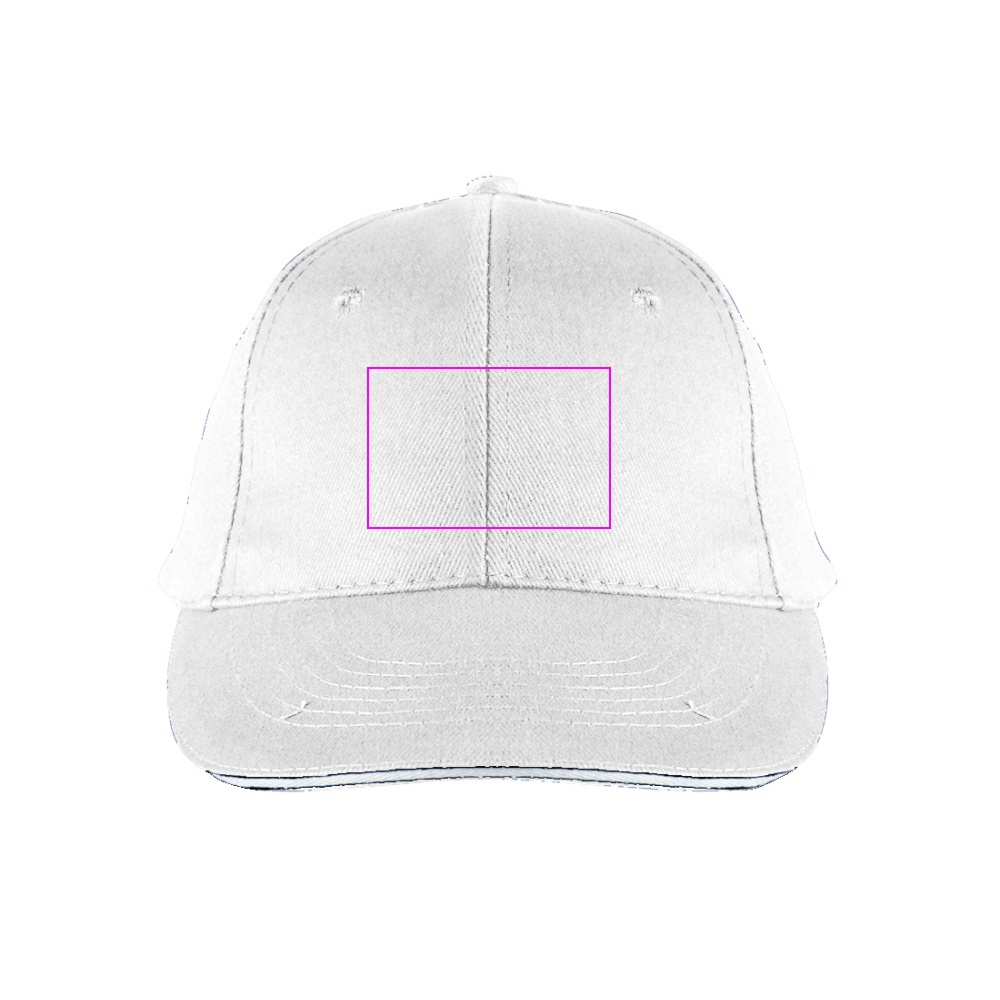 6-Panel Cotton Baseball Cap, 260 g/m² CURTIS