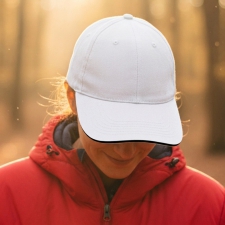 6-Panel Cotton Baseball Cap, 260 g/m² CURTIS
