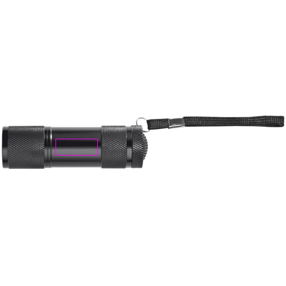 Metal flashlight 9 LED DUNCAN