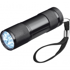 Metal flashlight 9 LED DUNCAN