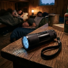 Metal flashlight 9 LED DUNCAN