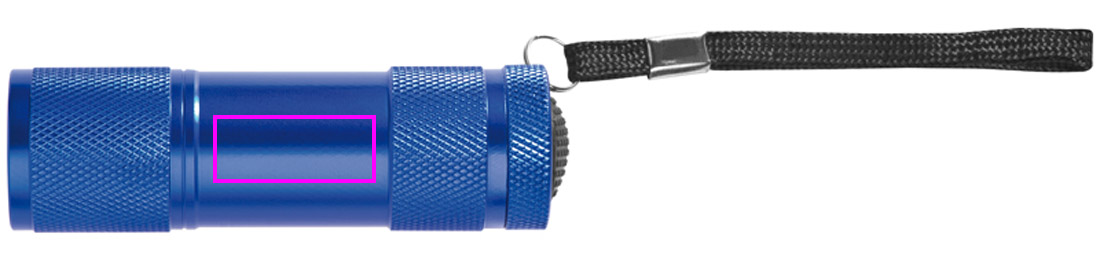 Metal flashlight 9 LED DUNCAN