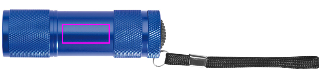 Metal flashlight 9 LED DUNCAN