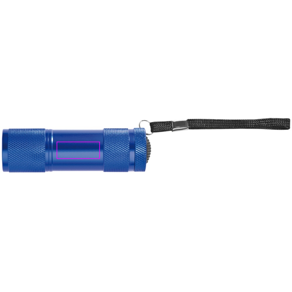 Metal flashlight 9 LED DUNCAN