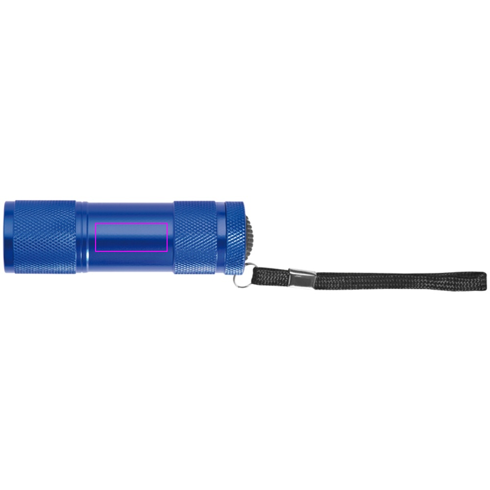 Metal flashlight 9 LED DUNCAN