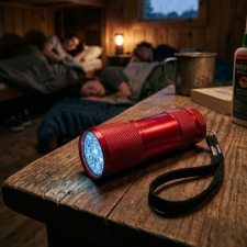 Metal flashlight 9 LED DUNCAN
