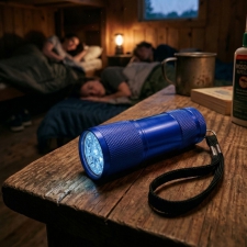 Metal flashlight 9 LED DUNCAN