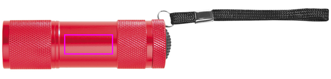 Metal flashlight 9 LED DUNCAN
